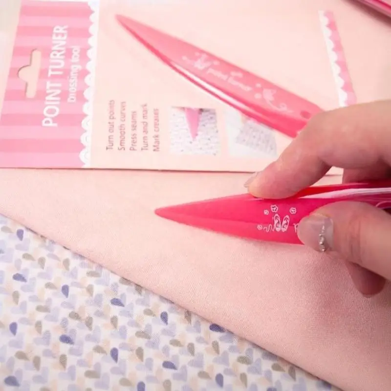 【HMA】Point Turner Seam Creaser 3in1 Sashiko Awl Fabric Scoring Tool For Sewing Quilting Paper Craft