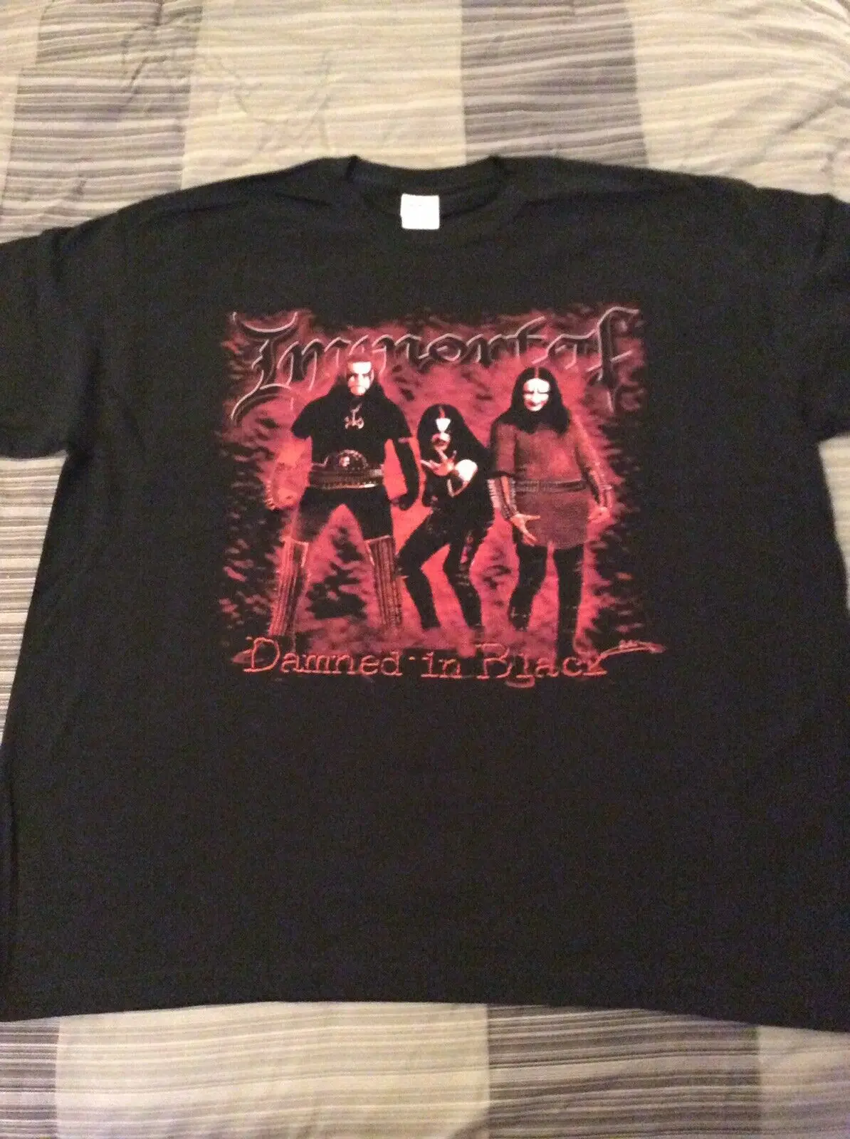 IMMORTAL Damned In Black Shirt XL, Infernal War, Azarath, Taake, Urgehal, Ulver