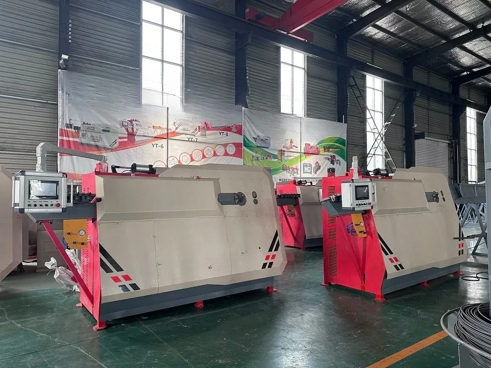 YG Customized Automatic Stirrup Bender CNC Steel Bar Straightener Cutter And Bender For 4-16 Mm Rebar Stirrup Hoop Bending Machi