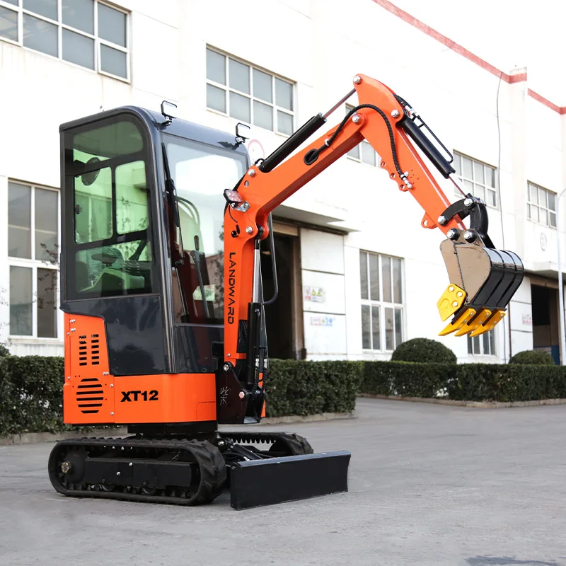 

1200kg Hydraulic Mini Excavator Mini Digger 1 Ton 1.2 Ton Prices Euro 5 Engine Mini Excavator EPA For Sale Factory Customized