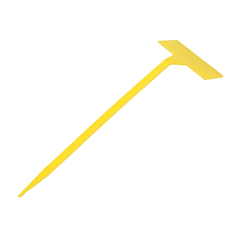 

ABFS 300 Pcs Bonsai Plastic Plant Labels Garden Labels T-Type Upturned Garden Tags Markers Nursery Upturned Yellow