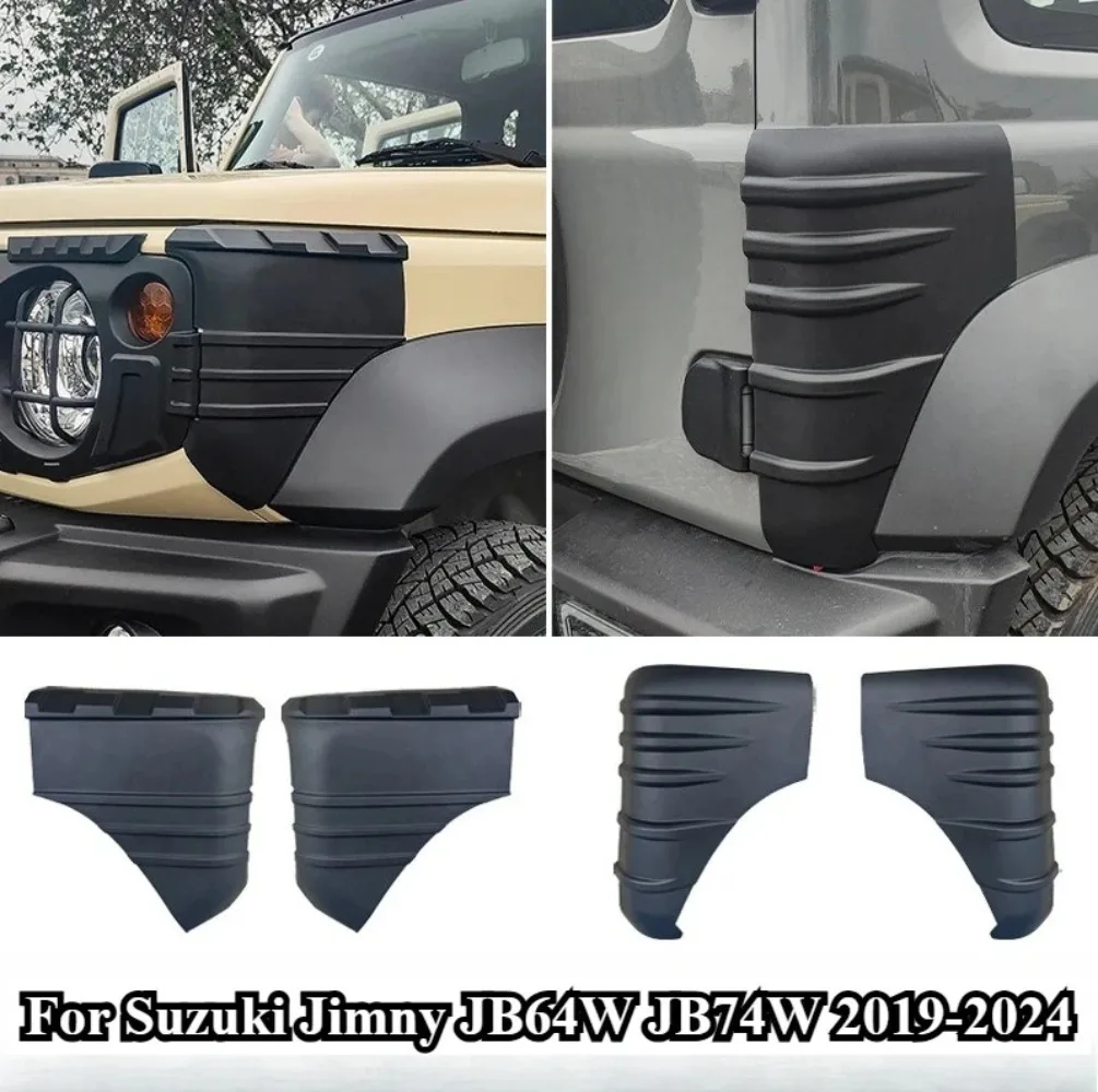 

ABS Exterior Front & Rear Auto Wrap Angle Protection Cover Fit for Suzuki Jimny JB64W JB74W 2019+ 2-Door/4-Door Auto Accessories