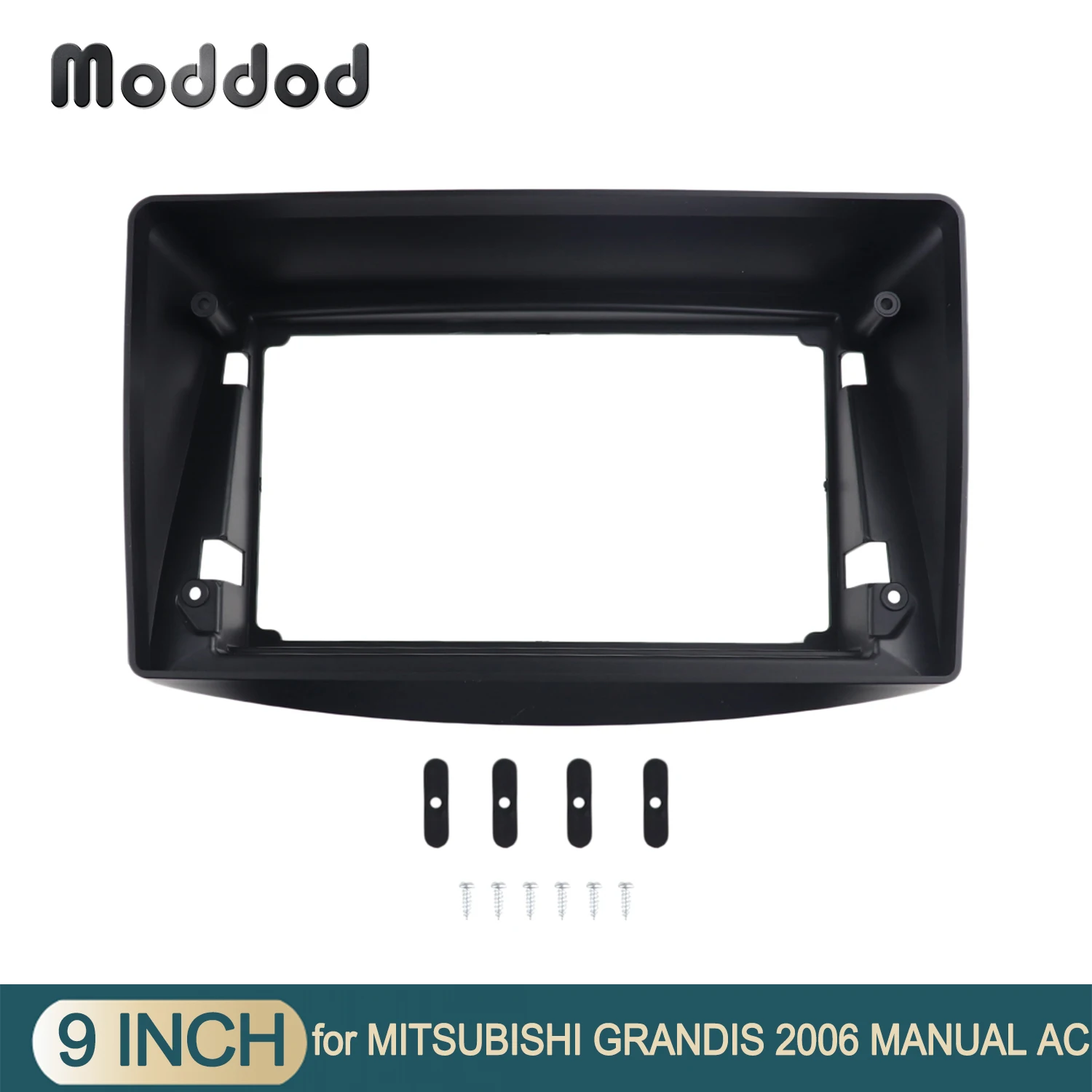 

9 INCH Car Radio Fascia Frame for MITSUBISHI GRANDIS 2006 MANUAL AC Android Dash Refit Install Surround Trim Kit Stereo Panel