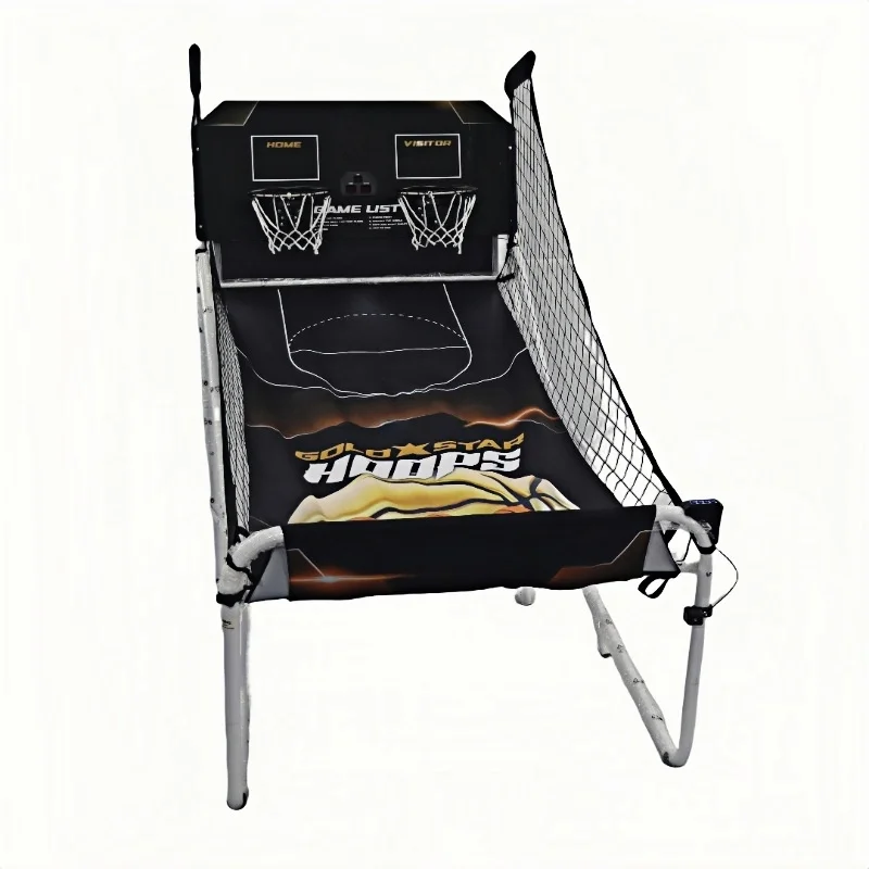 آلة أركيد كرة سلة قابلة للطي شديدة التحمل مع أداة تسجيل إلكترونية