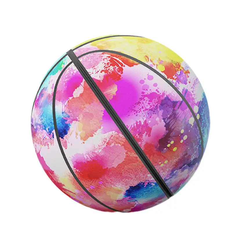 Indoor Basketball Silent 7 Inches Cloth Quiet Basketball With Zipper Silent Dribbling Training Ball Removable Cover For School