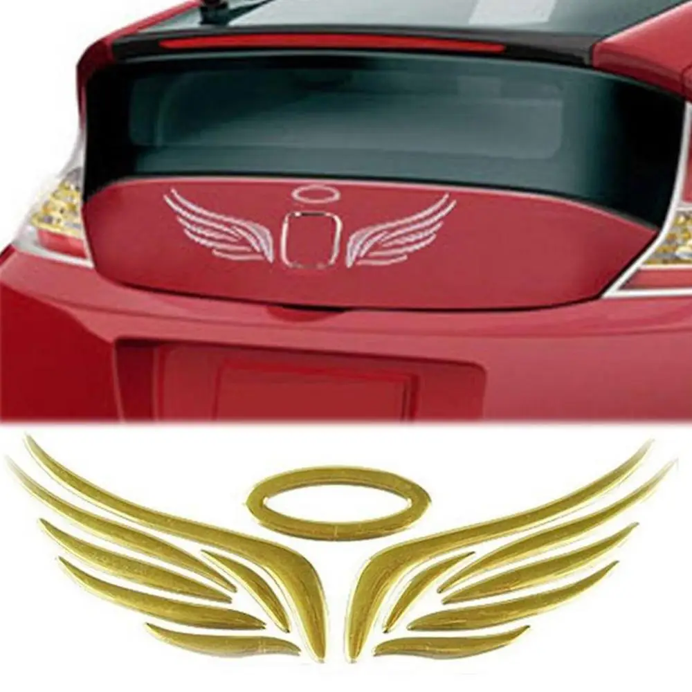 3D Angel Wing Car Auto Stickers Decal Body Vehicle Emblem Badge Logo Decoration Motorcycle Stickers