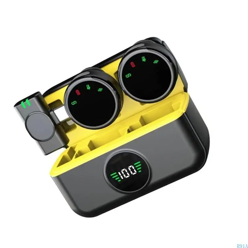 R91A магнитный беспроводной микрофон лавальер микрофон для лавальер