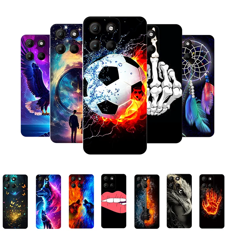 

For Moto G15 Case Motorola Moto G15 Power Case Football Soft Silicone Back Cases For Moto G 15 Phone Cover MotoG15 Power Fundas