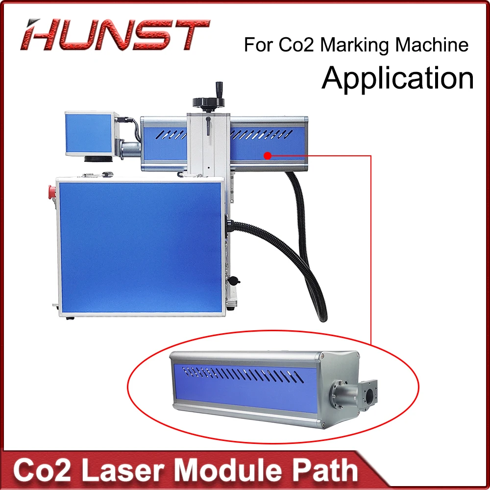 Hunst Co2 Laser Module Path CO2 Marking Machine DAVI Laser Source Mechanical Parts for 10.6um