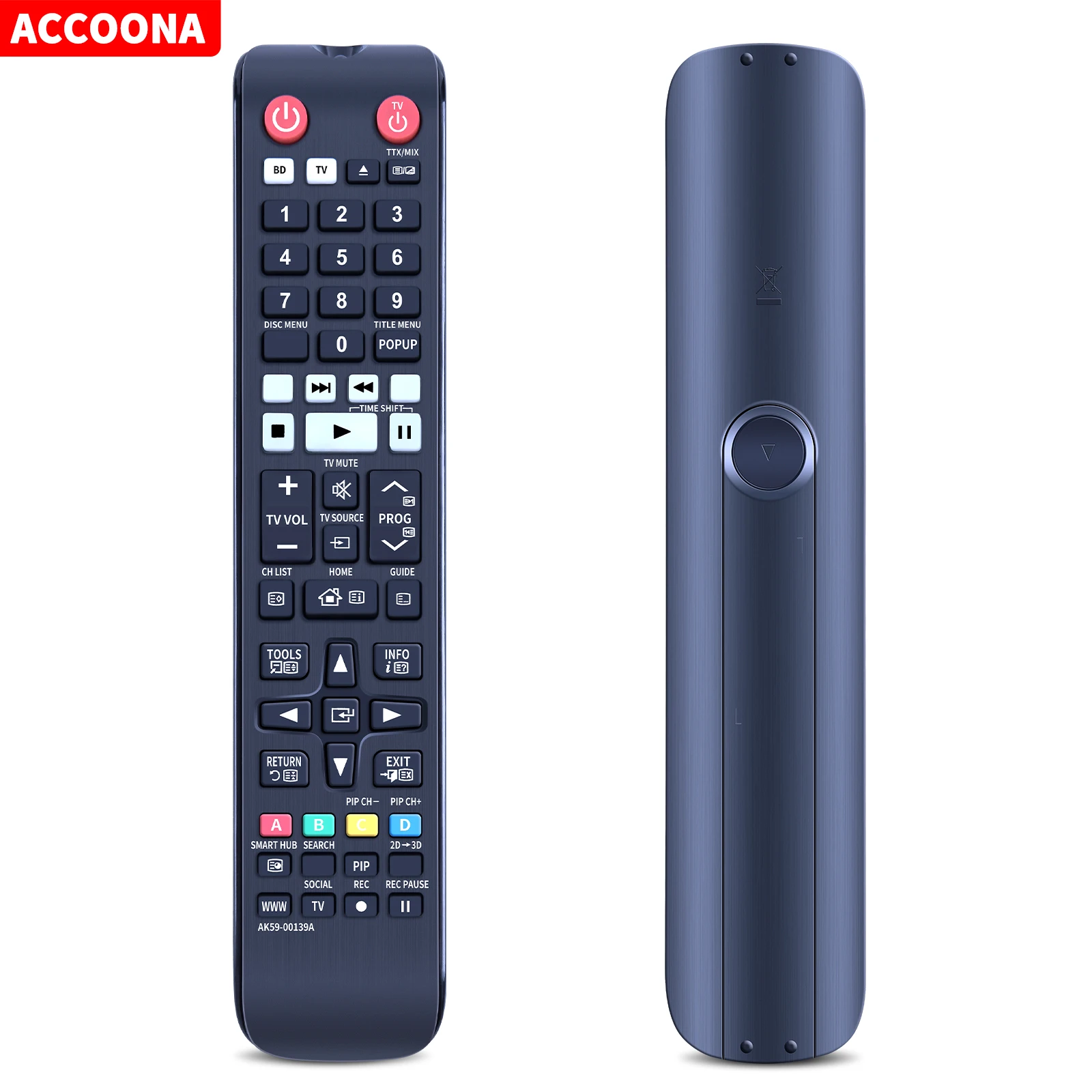 

New AK59-00139A Replaced Remote Control fit for Samsung BD-E8300M BD-E8500M BD-E8900M BD-E8500A Blu-Ray Player