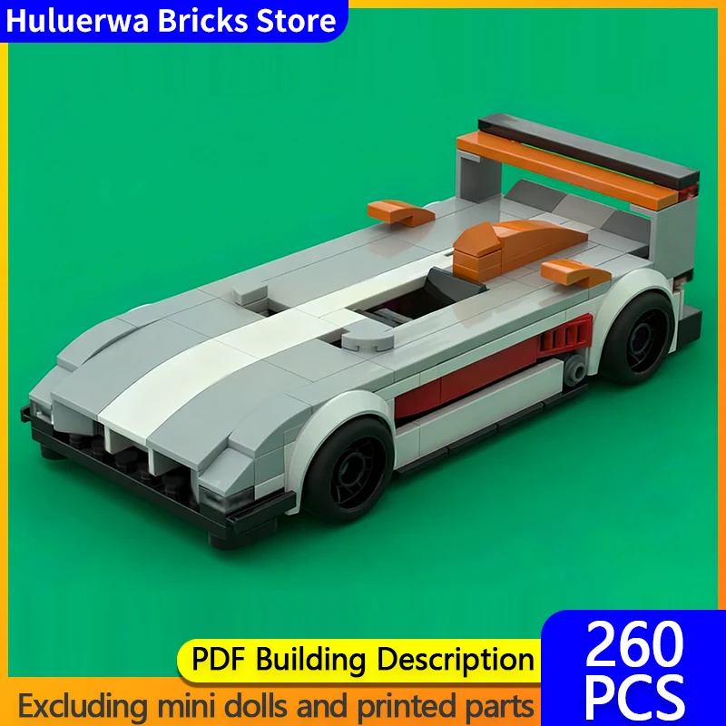 

Speed Racing Car Model MOC Building Bricks V6TT High-Performance Sports Car Modular Technology Children Holiday Gifts Toys Suit