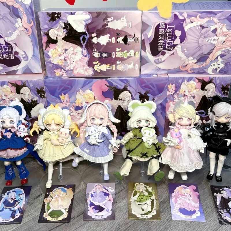 

Lulu Elf Story Series слепая коробка милая аниме-фигурка Luluelf 1/12 BJD подвижная кукла-сюрприз сумка Mystery Box настольный декор игрушки подарок