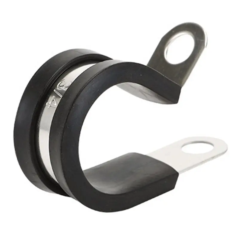 A25F-R-Type Cable Clamp Set 52-Pieces, For Securing Cables In Conduits With Cushioning Pads Included
