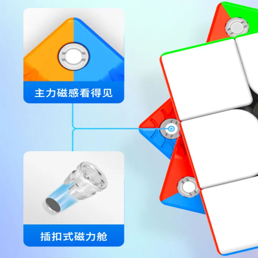 ลูกบาศก์แม่เหล็ก Moretry & SaoCube TianMa X3+ Maglev Ball Core 3x3 แบบมันเงา ของเล่นฝึกสมาธิสำหรับเด็ก