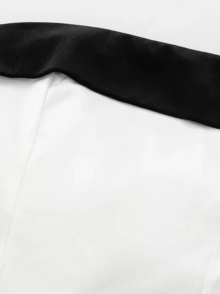 Women\'s Patchwork Velvet Strapless Bustier Tops, Straight Neck, Side Zipper, Female Camis, Sexy Fashion