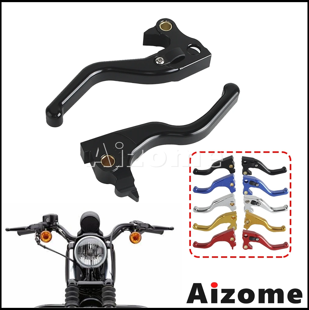 Motorcycle Hand Levers For Harley Sportster XL1200 XS X NS CX V T CB CA CP C XL883 N R L Club Style Handlebar Brake Clutch Lever