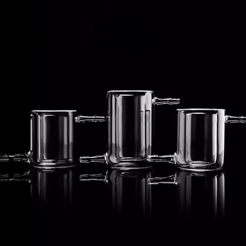 Quartz glass double-layer cup photocatalytic cold trap reactor jacket vacuum beaker high temperature scale laboratory