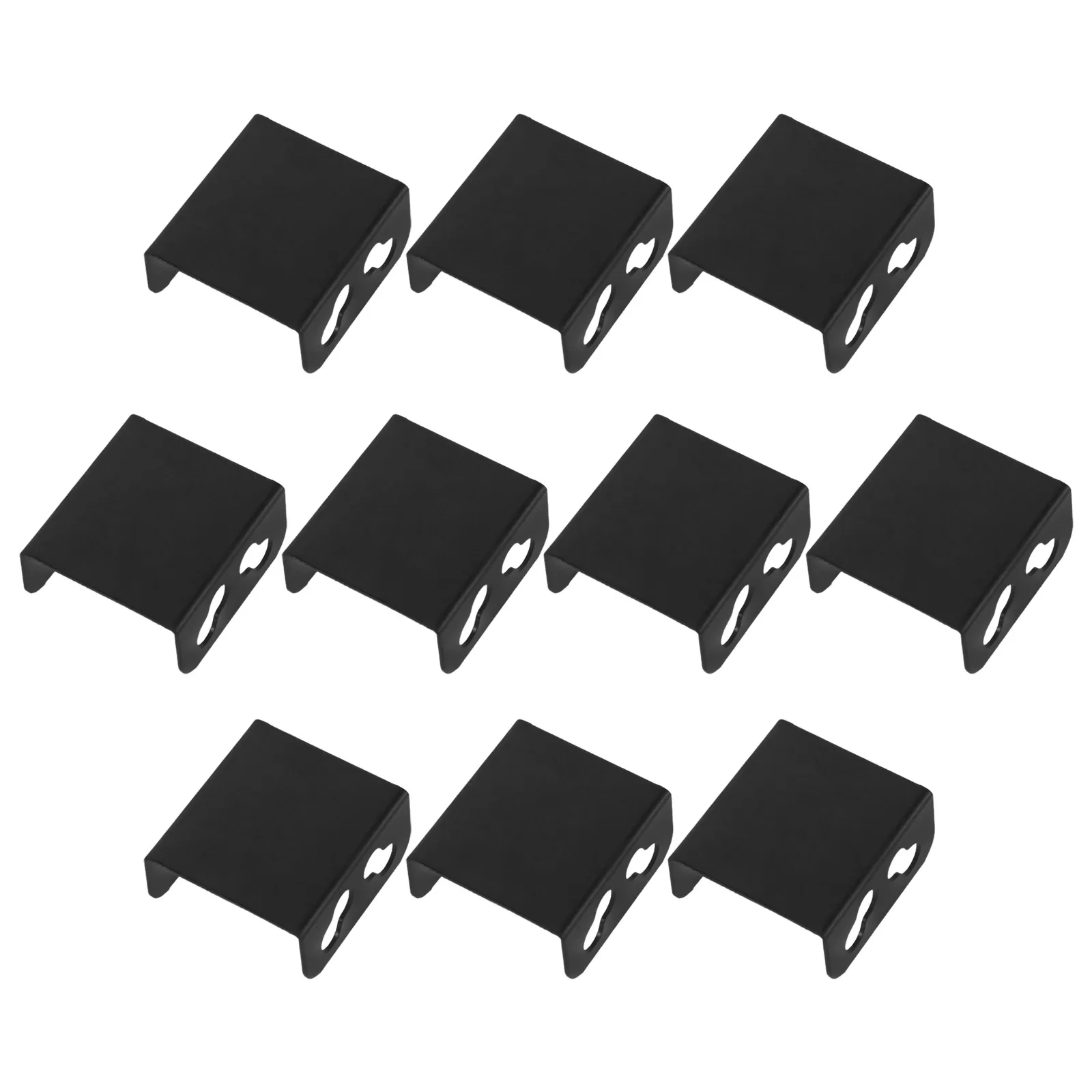 

10 Pcs Computer Radiator Accessories DIY Fan Connection Buckle Cooling Holder Rack Iron Fans