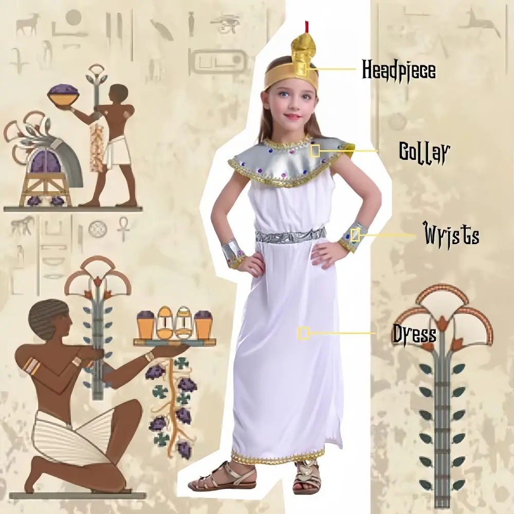 Classic Girls  Ancient Egyptian Queen Halloween Costume