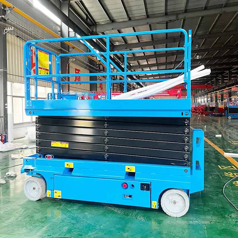6m 8m 10m 500kg Capacity Mobile Tracked Scissor Lift Small Self-propelled Aerial Work Platform