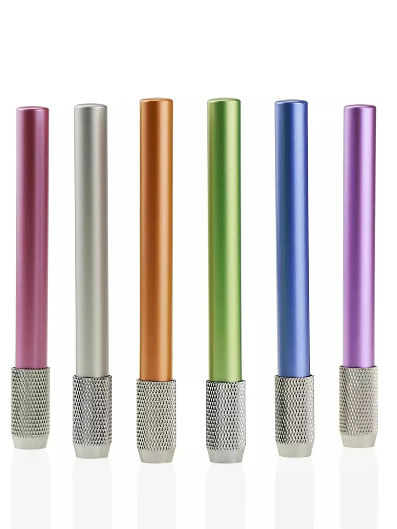 Bview Art Aluminum Assorted Colors Pencil Lengthener – Pencil Extender Holder for Colored Pencils in Regular image 6
