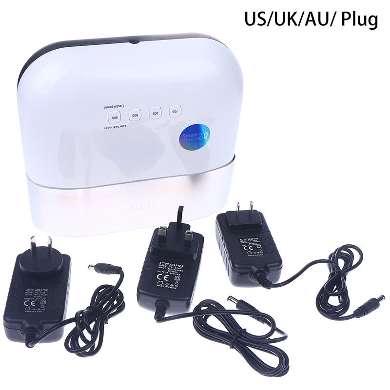 เครื่องอบเล็บ Smart 2.0 48W หลอดไฟยูวีแอลอีดี พร้อมตัวตั้งเวลาอัจฉริยะ หน่วยความจำ จอแสดงผลตัวจับเวลาแบบดิจิตอลที่มองไม่เห็น เครื่องอบเล็บ