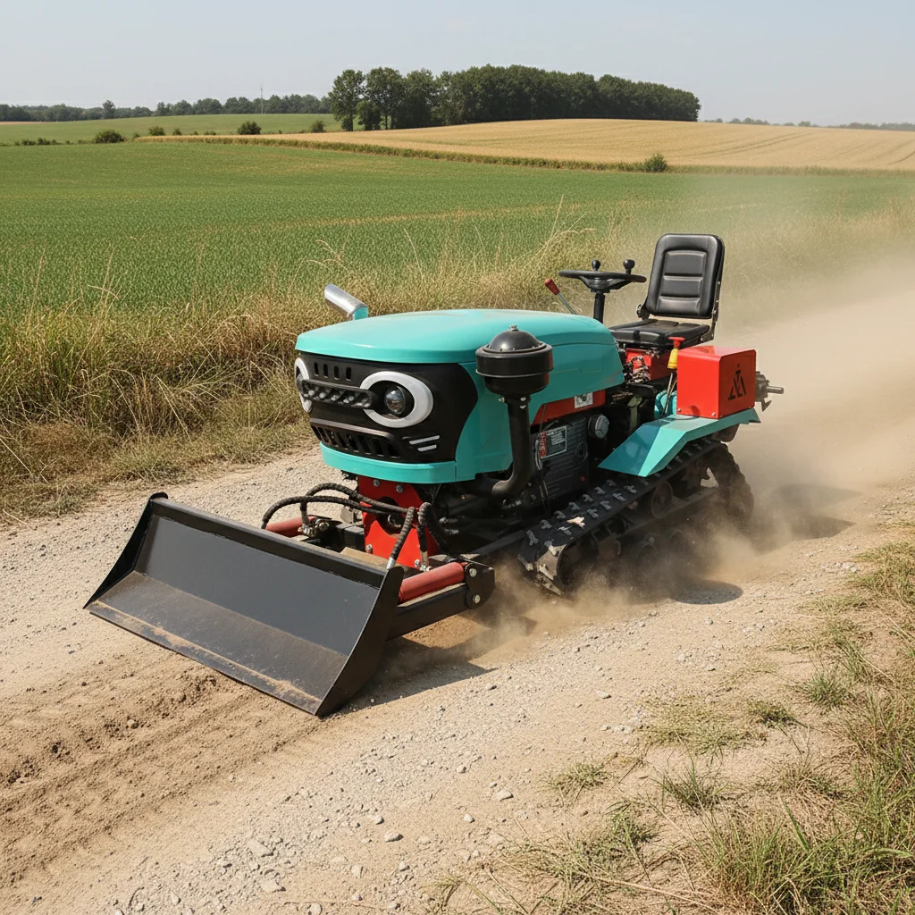 

35HP Farm Mini Crawler Tractor Front Loader Waterproof Multi Functional Attachments Digger Plow Ripper EPA Fast Ship