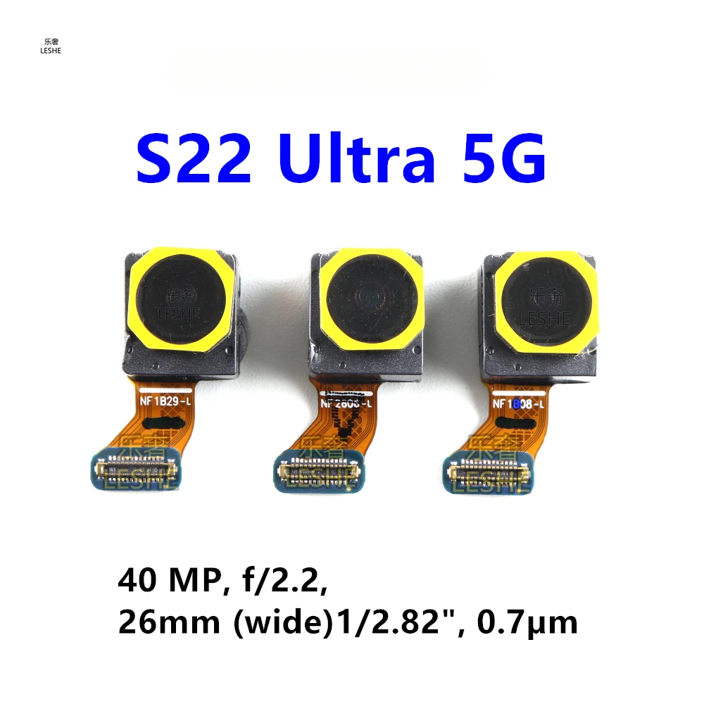 

Front Facing Camera For Samsung Galaxy S22 Ultra 5G SM-S908 S908B S908U S908E Top Frontal Selfie Camera