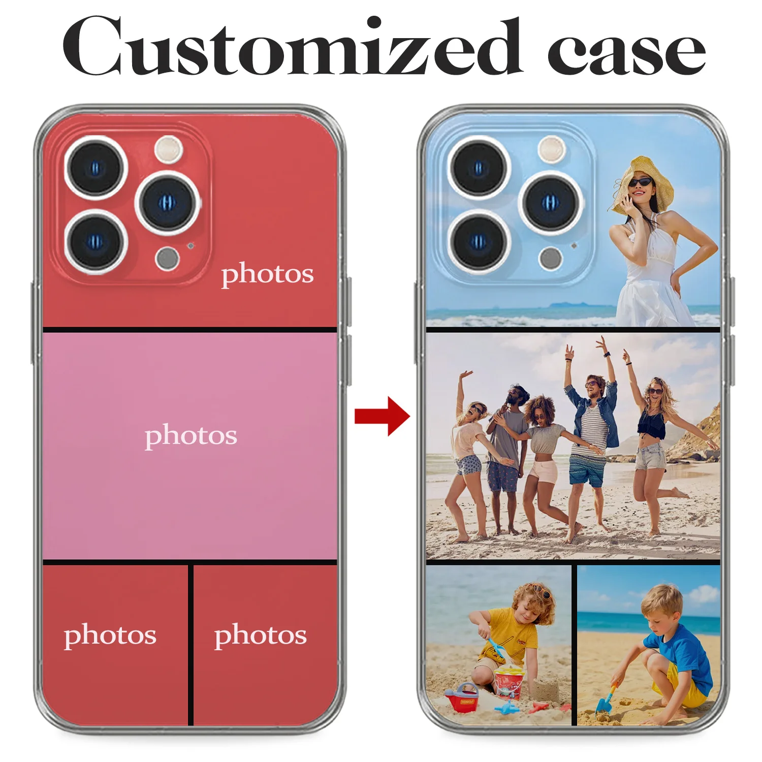 لتقوم بها بنفسك كامل العمر واضح حافظة هاتف من البولي يوريثان آيفون 17 16 15 14 13 12 11 Pro Plus Xs Max Mini X XR 8 7 Plus غطاء تصميم مخصص #1