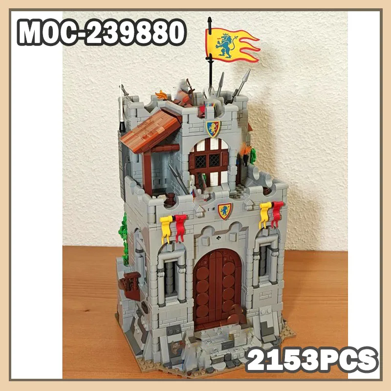 

MOC-239880 Hero's Hall Building Block MOC Modern Streetscape Architecture Series Dream Modular Building Blocks 2153PCS Toys