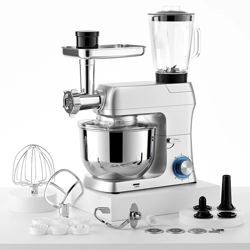 1500 watt electric kitchen robot mixer steel frame table