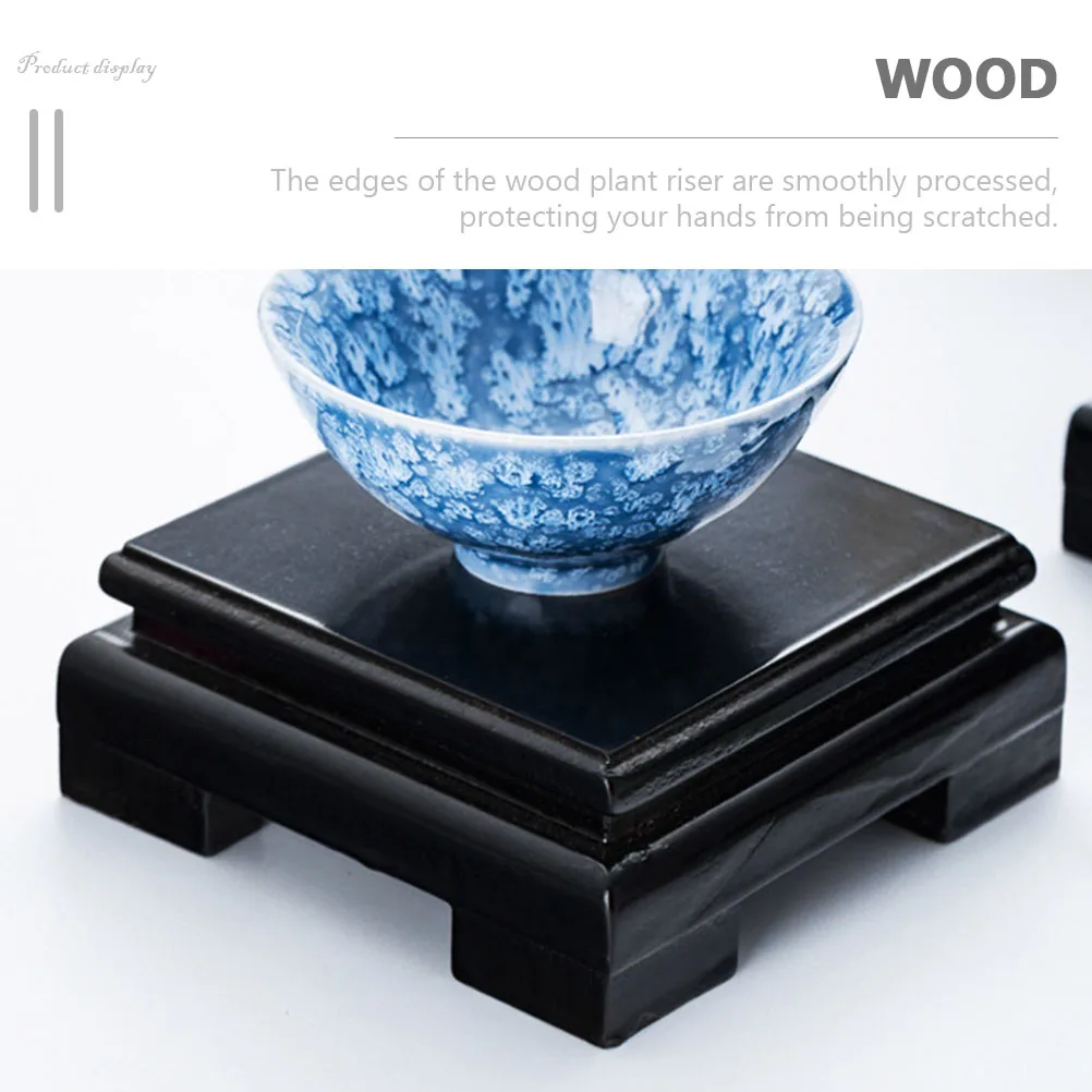 

Premium Solid Wood Plant Riser Wooden Display Stand for Potted Plants Fish Tanks Crafts Home Decoration Strong