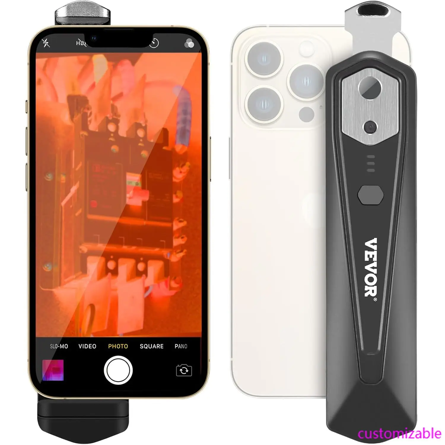 

Thermal Imaging Camera for Android & iOS, 256 x 192 IR Resolution Wireless Infrared Thermal Imager with WiFi & Visual Camera