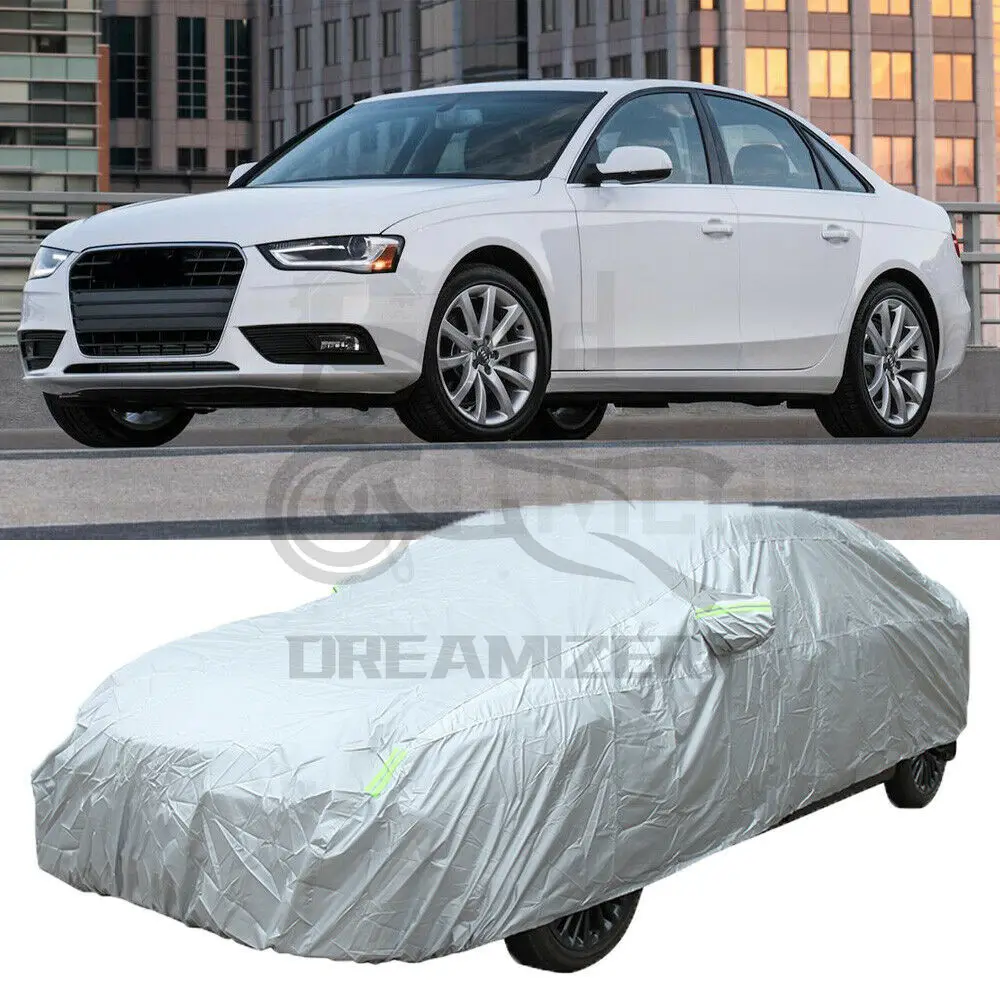 

Car Cover Outdoor Protection Full Exterior Snow Cover Sunshade Dustproof Protection Cover Universal for Hatchback Sedan SUV