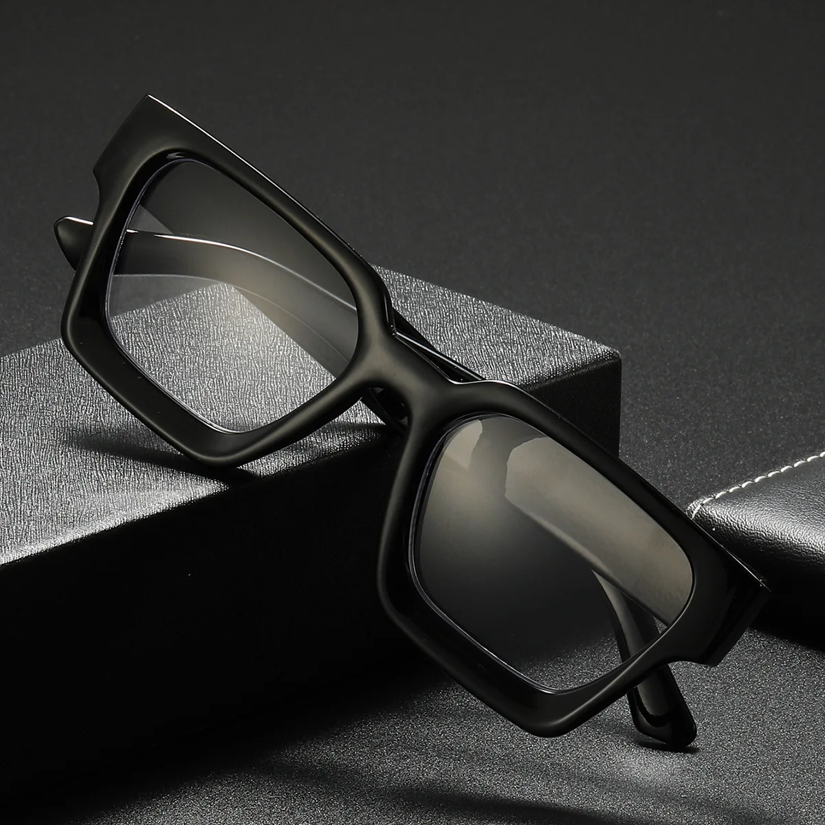 Óculos de leitura de luz azul quadrado de marca de luxo de grandes dimensões das mulheres dos homens retro óculos presbiópicos ópticos dioptria personalizada + 100 ~ + 400