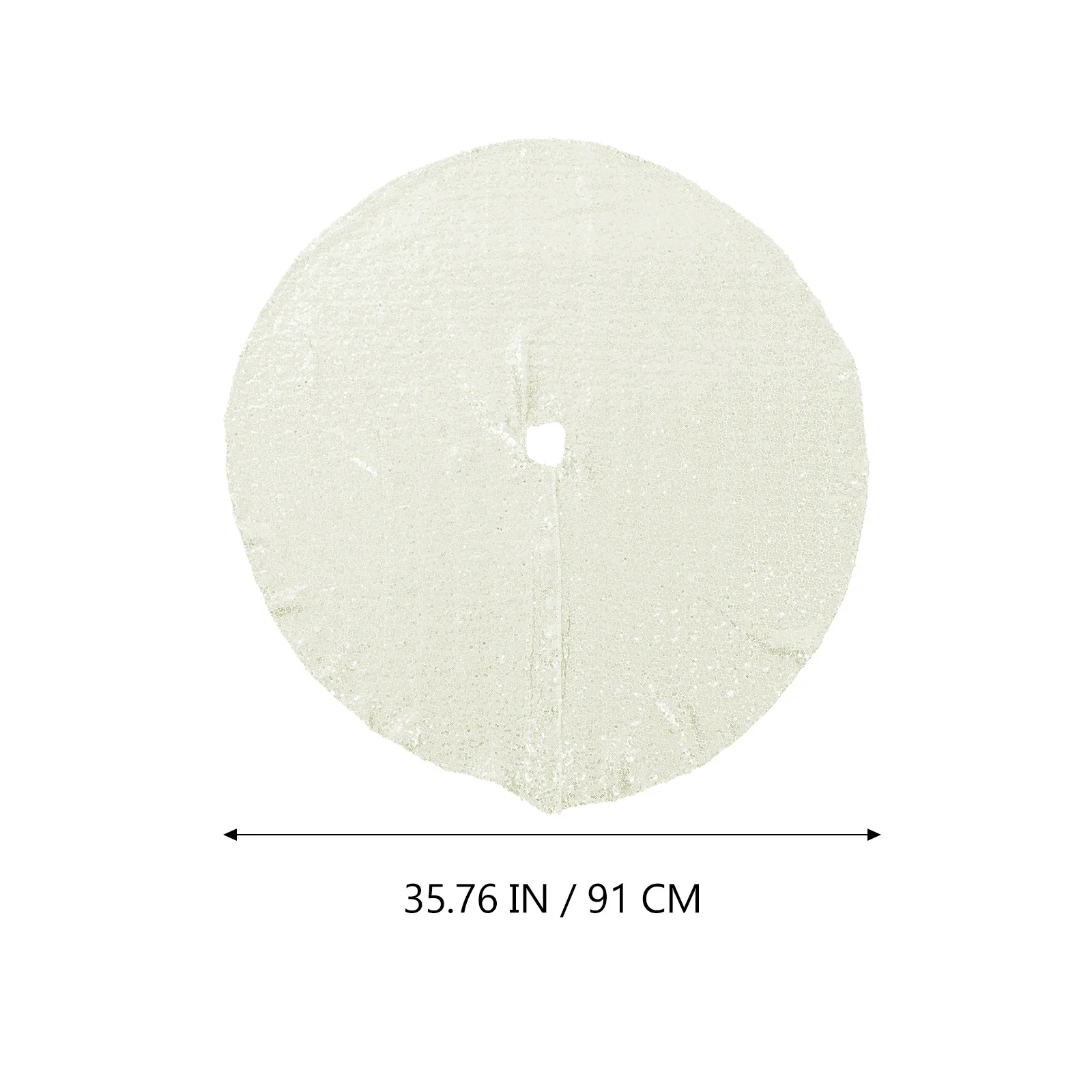 

1Pcs Glitter Sequin Xmas Tree Skirt Decorative Tree Cushion for Home Store Office Hotel Festival Ornament