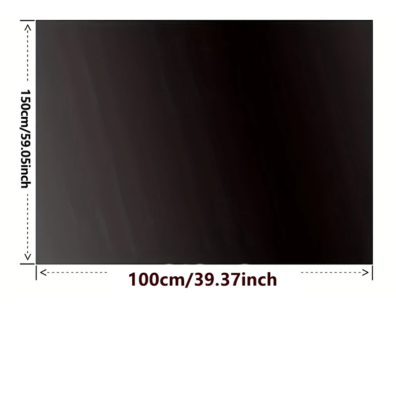 Rideau occultant 95-98% DIY, portable, amovible, film occultant pour fenêtre, tissu auto-adhésif, st
