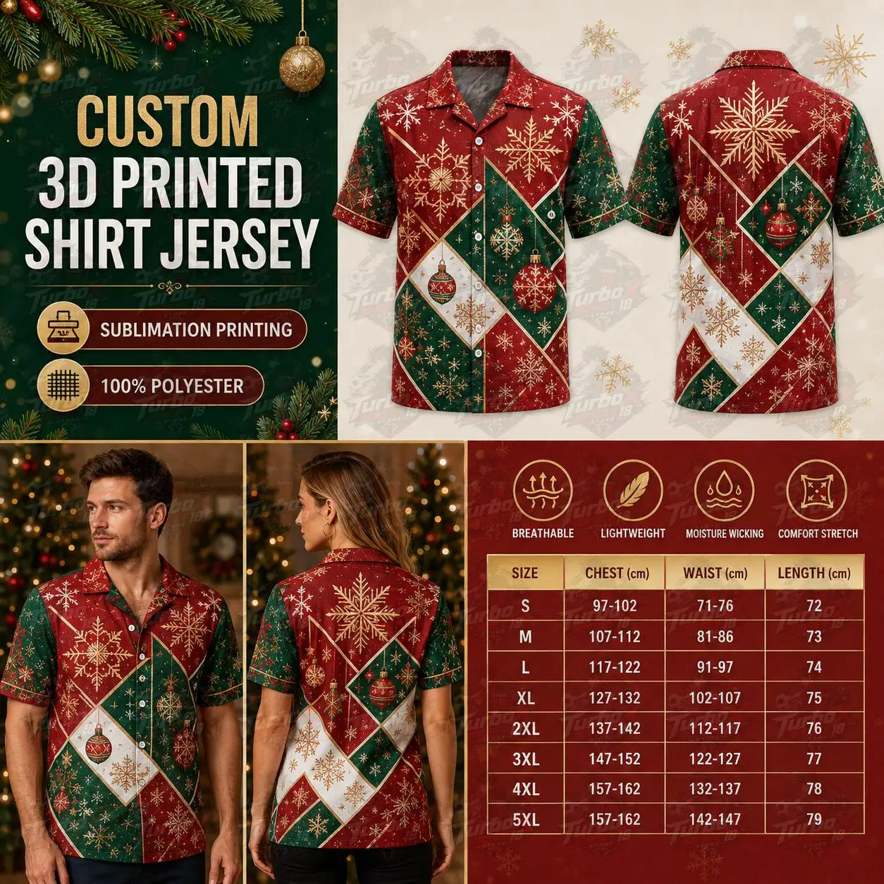 Custom 3d Printed Shirt Jersey Esports Halloween Christmas Soccer Boxing Sports Sublimation 100% Polyester Button Up Unisex Tops