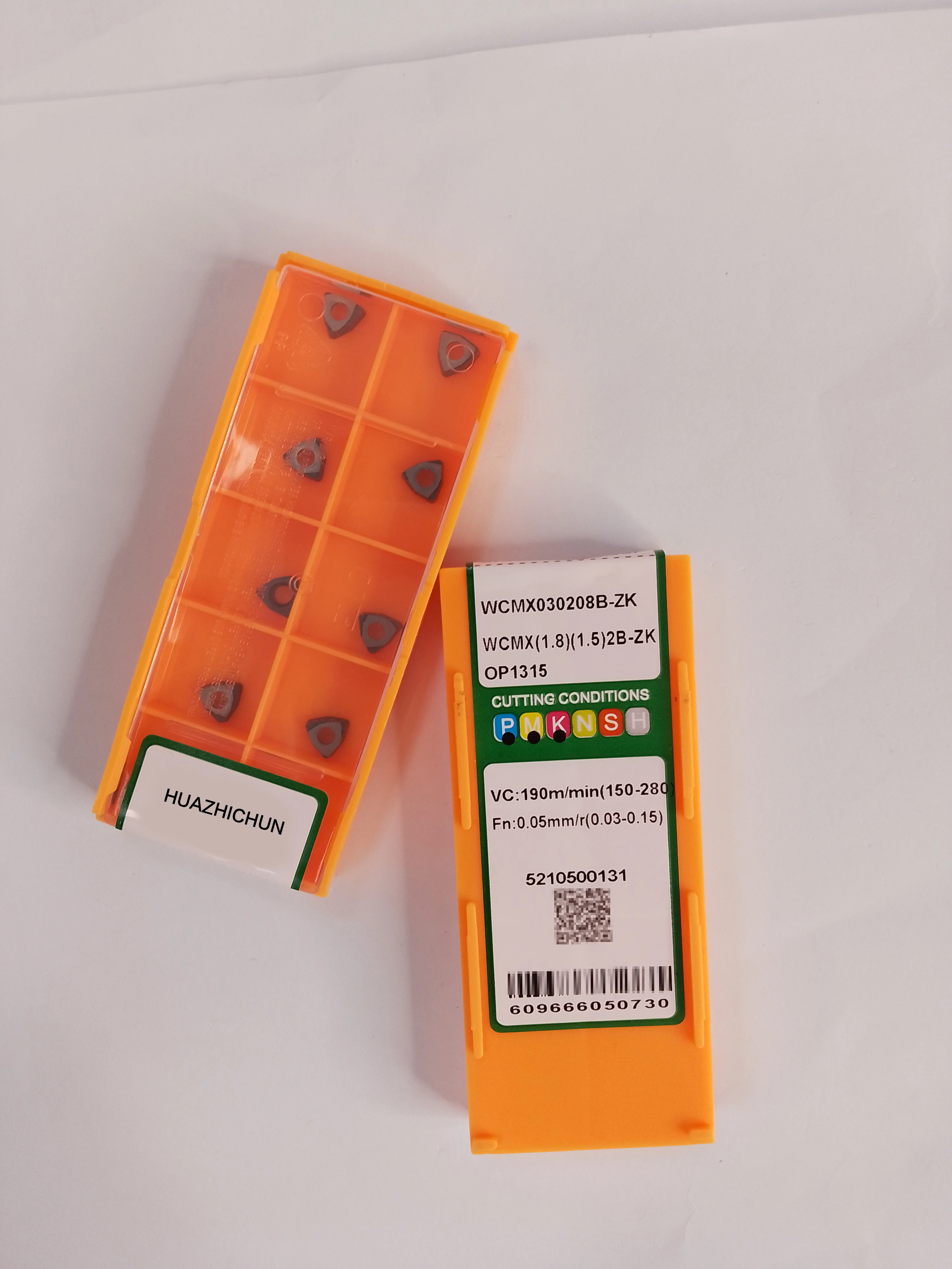 WCMX original 030208 B-ZK-OP1315 Insertos de eneldo en U de carburo Herramientas de torno CNC para P M