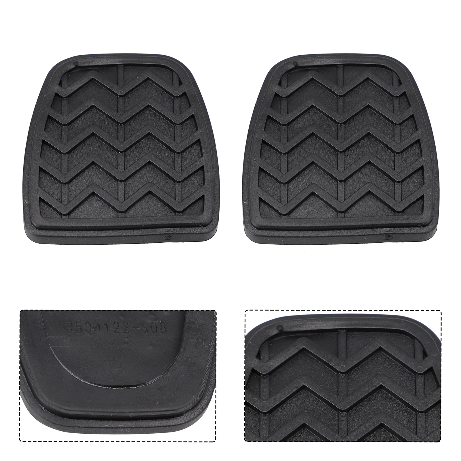 Plug-and-play Car Accessories Brake Clutch Rubber Covers For Echo 2000-2005 For Matrix 2003-2008 For Yaris Sedan