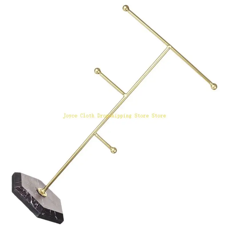 رف عرض المجوهرات الحديثة مع قاعدة متينة لتوفير المساحة وقلادة سوار الرف 10CD #3