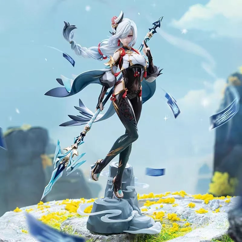 

【Presale】Genshin Impact Shenhe Game Character Sculpture Action Anime Statue Figures Cartoon Collectible Model Toy