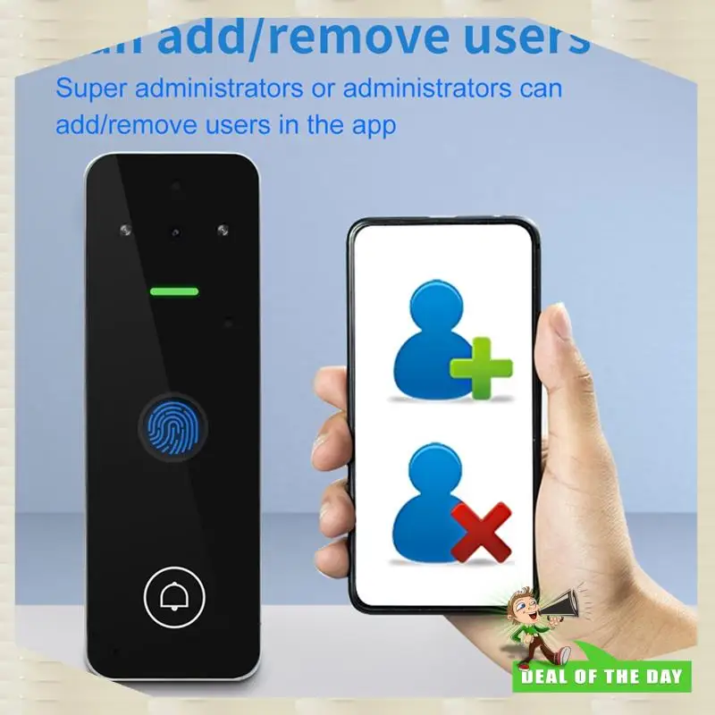 24-Hour Delivery Video Intercom Access Control Keypad Visual Doorbell Tuya Smart Wifi RFID Digit Fingerprint Intercom System Out