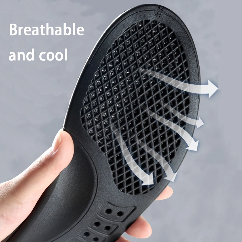 Breathable Sports Insoles Honeycomb Mesh Shock Absorbing Cushion Shoe Inserts Elastic Comfort Foot Insoles for Running Sneakers - view 4