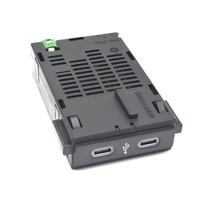 Built-in Cable Dual for type-c Charger Car Front Seat Charging Dual for type-c Ports Integrated Cable Included As Shown In The