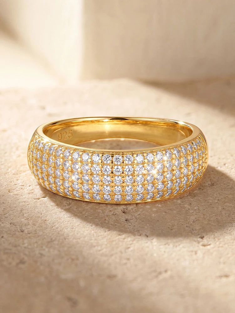 Shining Dazzling Ring Full Zircon For Women 925 Sterling Silver Engagement Wedding Luxury High Quality Fine Jewelry Gifts