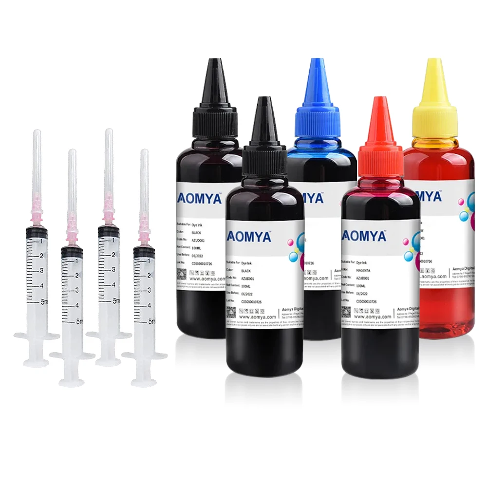 For HP 301 304 305 302Xl Printer Dye Ink refill for Deskjet 2540 2050 2510 2620 2630 2632 5030 5020 3720 3730 Printer 4 Colors