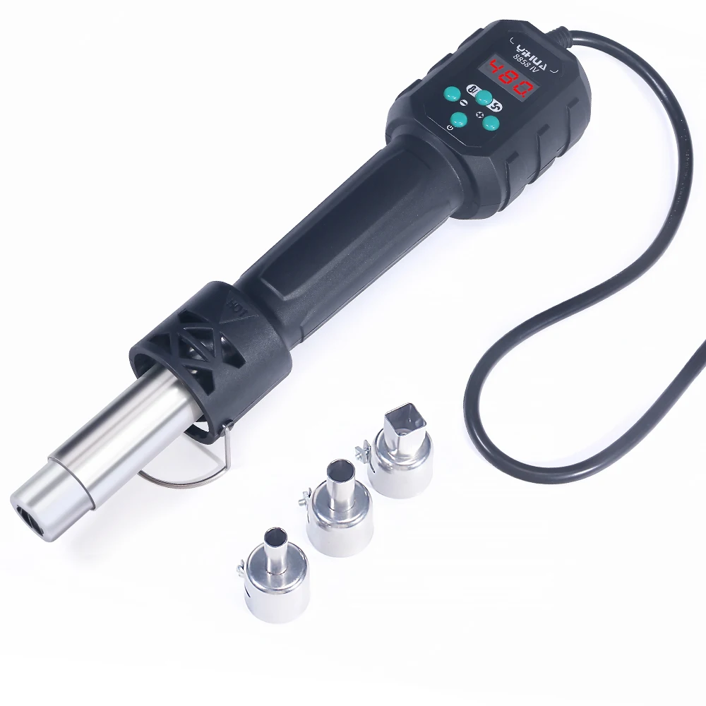 YIHUA Micro Heteluchtpistool C/F Temp Aangepast 8858IV 700W Solderen Rework Lasstation LCD Digitale Heteluchtpistool BGA IC Soldeergereedschap