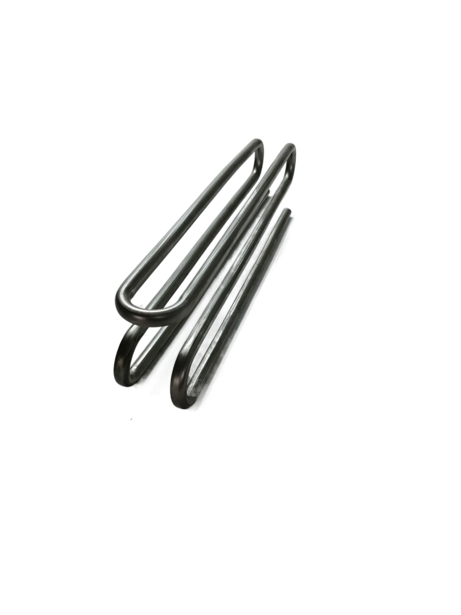 Serpentine condenser and evaporator heat exchangers
