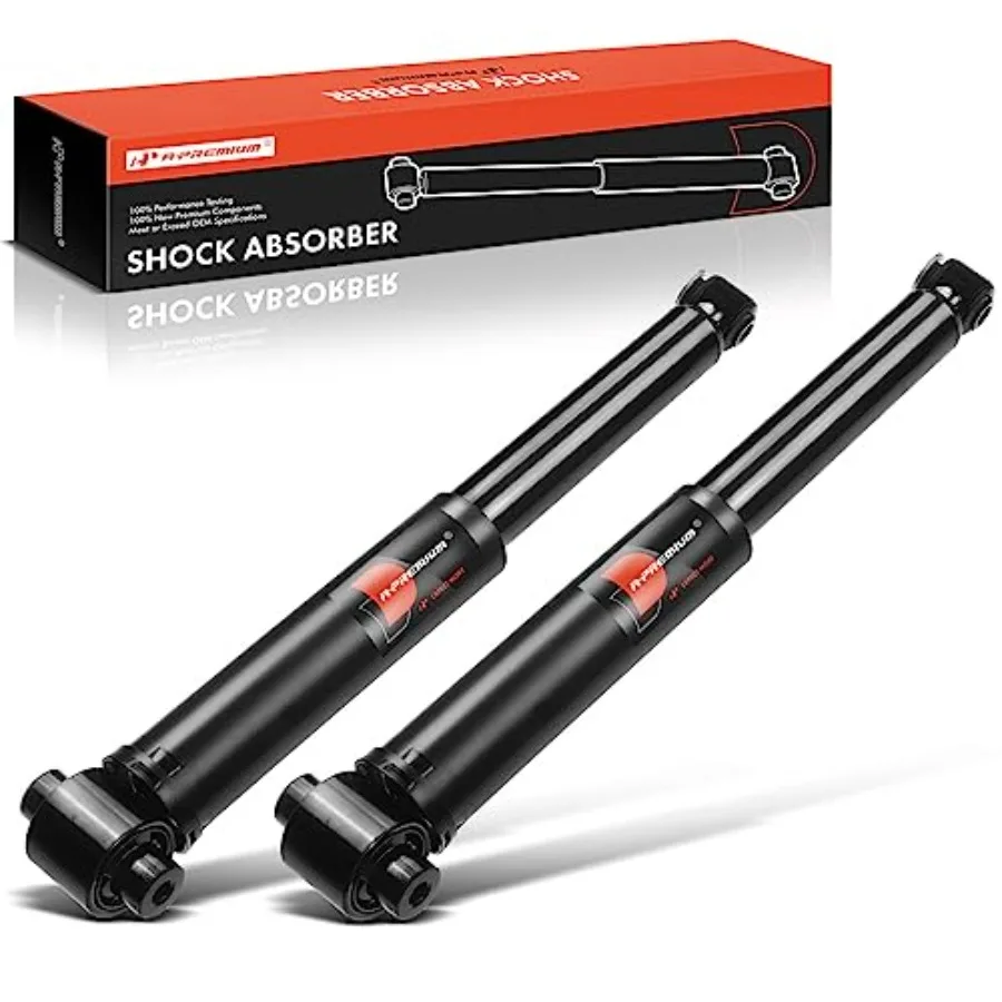 

Rear Pair 2 Struts Shock Absorber Compatible with Nissan Sentra 2007-2012 Driver and Passenger Side Metal Black Durab